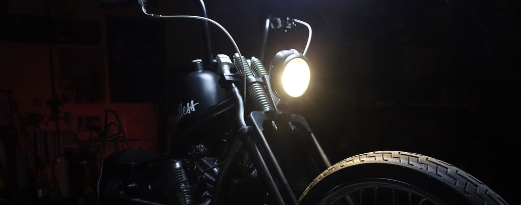 Relocating a Motorcycle Headlight on Honda Shadow Chopper or Bobber (VIDEO)