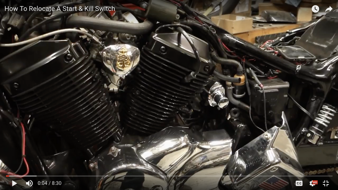How to Relocate a Start & Kill Switch on Your Honda Shadow (VIDEO)