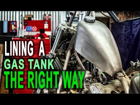 Lining a Honda Shadow Gas Tank - THE BASICS