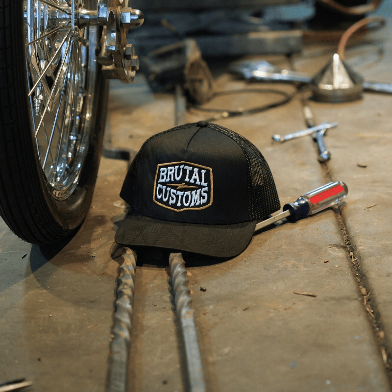 TJ Brutal Customs Badge of Honor Trucker Hat