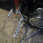 THE SILVER BOX - Complete Controls Kit - Grips, Pegs, Shifter, Throttle Assembly & Carb Shield