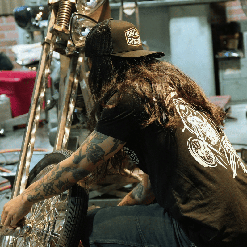 TJ Brutal Customs Badge of Honor Trucker Hat