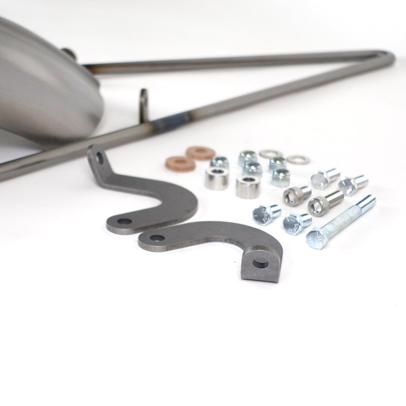 Complete Bolt-On Rear Mohawk Fender and Sissy Bar Kit - Honda Shadow VT600 VLX - The Anteris