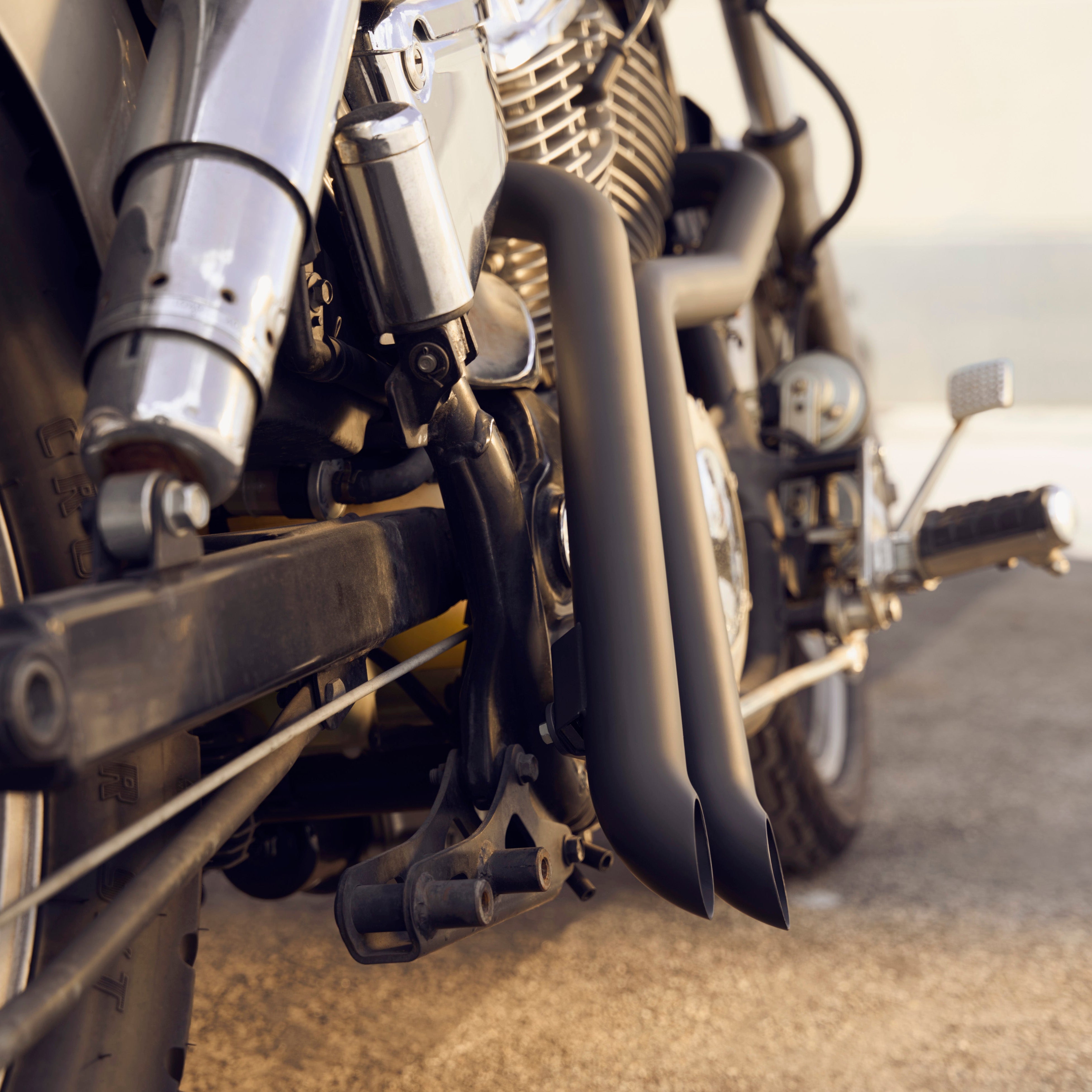 Backdraft Exhaust for Honda Shadow VT1100