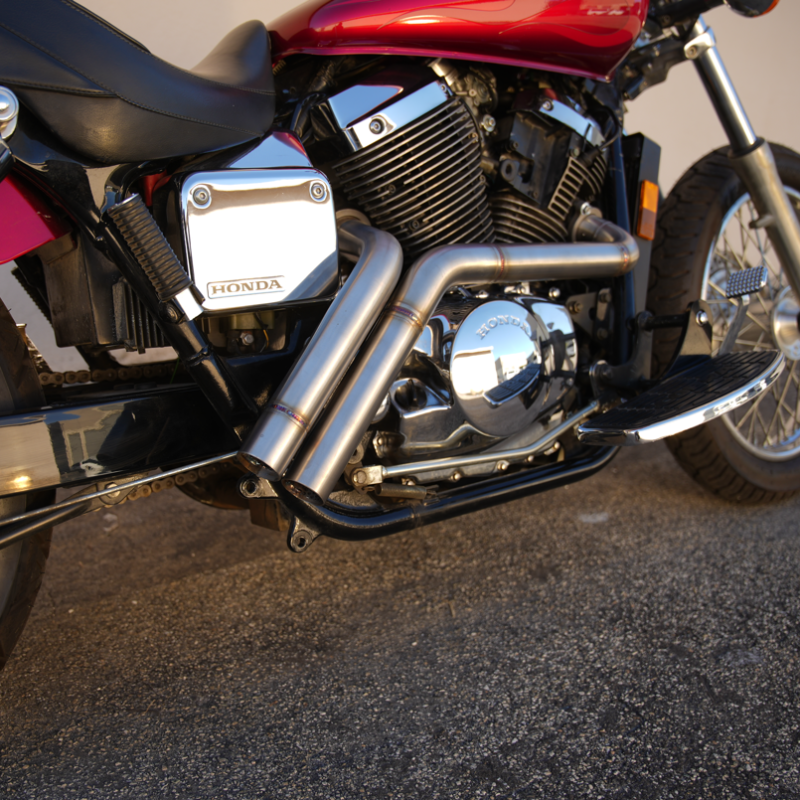 Backdraft Stainless Steel Exhaust - Honda VT750 Spirit, ACE, RS