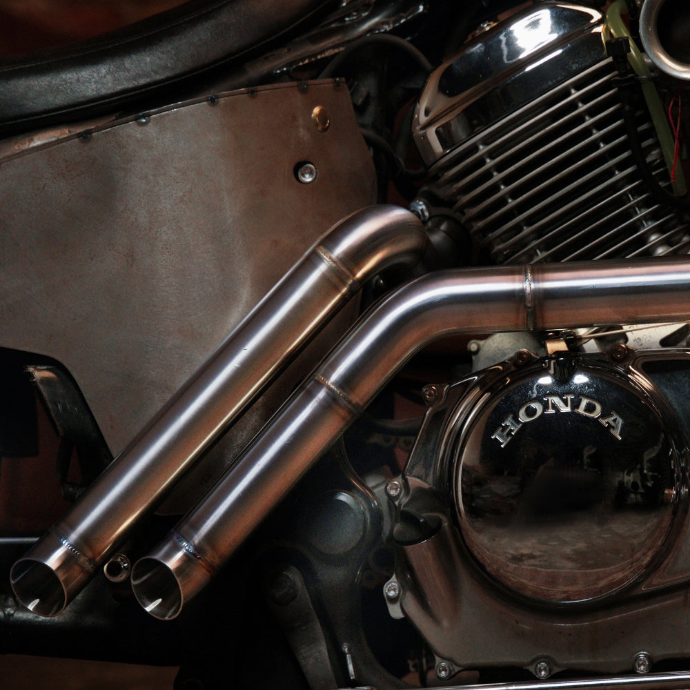 Backdraft Stainless Steel Exhaust for Honda Shadow VT600 VLX600 88-07
