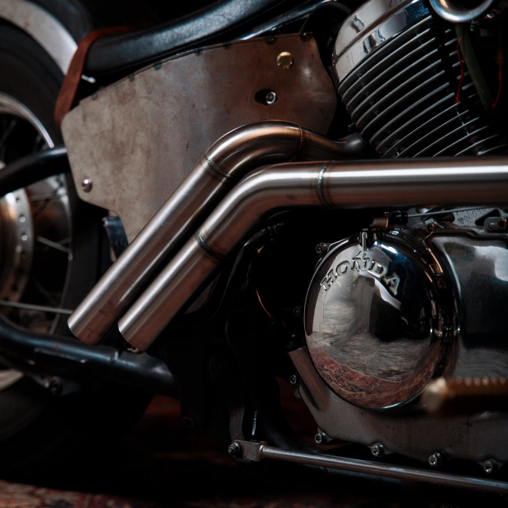 Backdraft Stainless Steel Exhaust for Honda Shadow VT600 VLX600 88-07