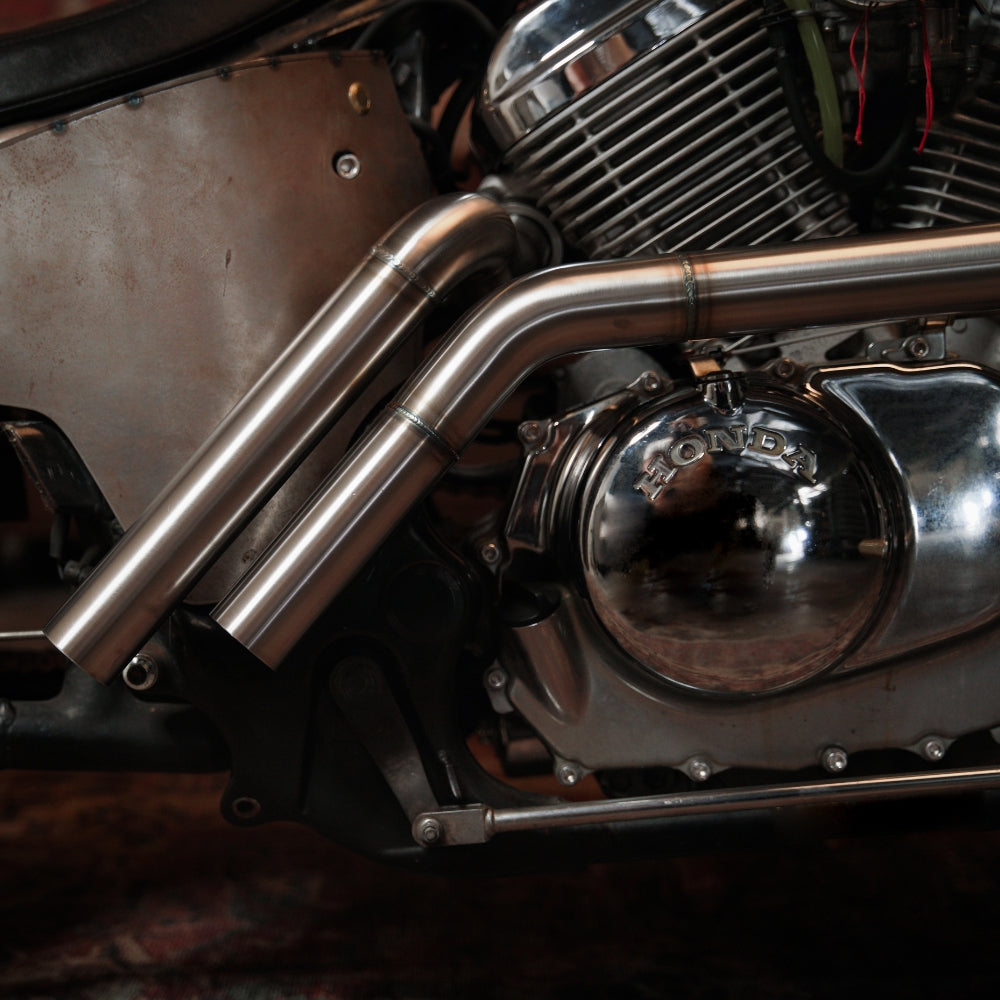 Backdraft Stainless Steel Exhaust for Honda Shadow VT600 VLX600 88-07
