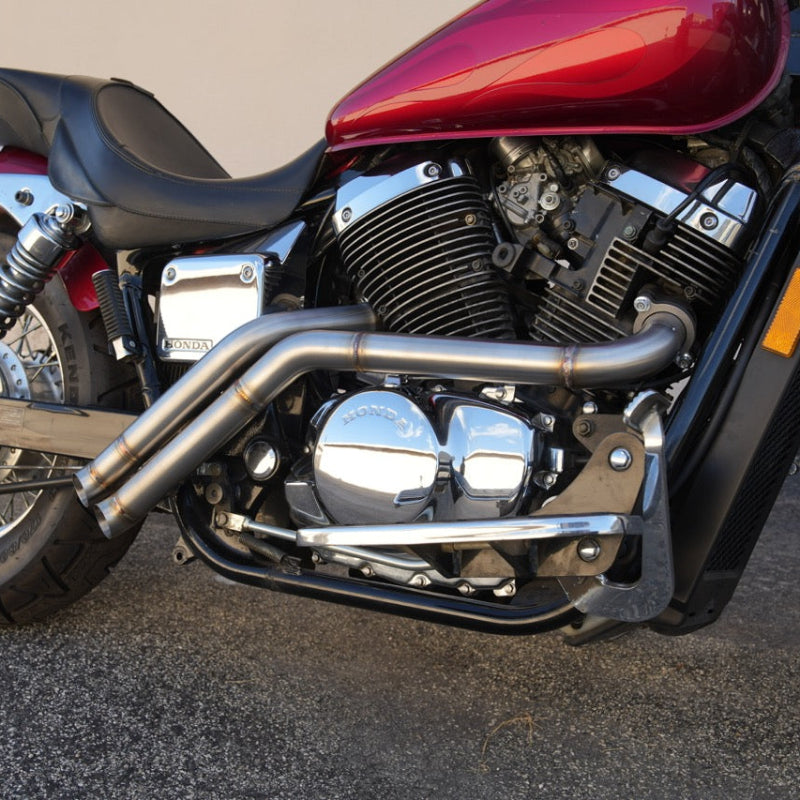 Backdraft Stainless Steel Exhaust - Honda VT750 Spirit, ACE, RS