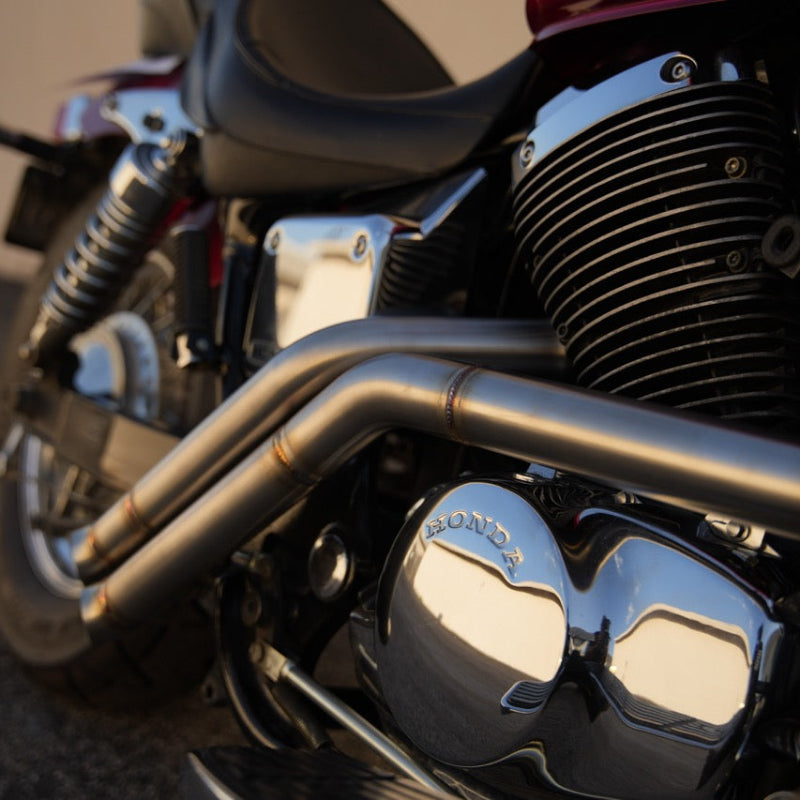 Backdraft Stainless Steel Exhaust - Honda VT750 Spirit, ACE, RS
