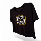 Badge of Honor TJ Brutal Customs Ladies Crop Top