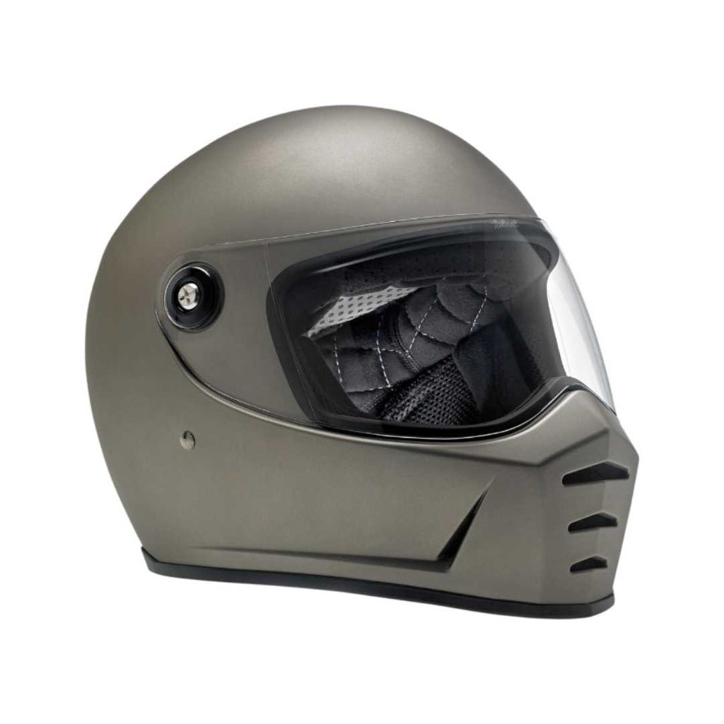 Biltwell - Lane Splitter Helmet (Flat Titanium) – TJ Brutal Customs