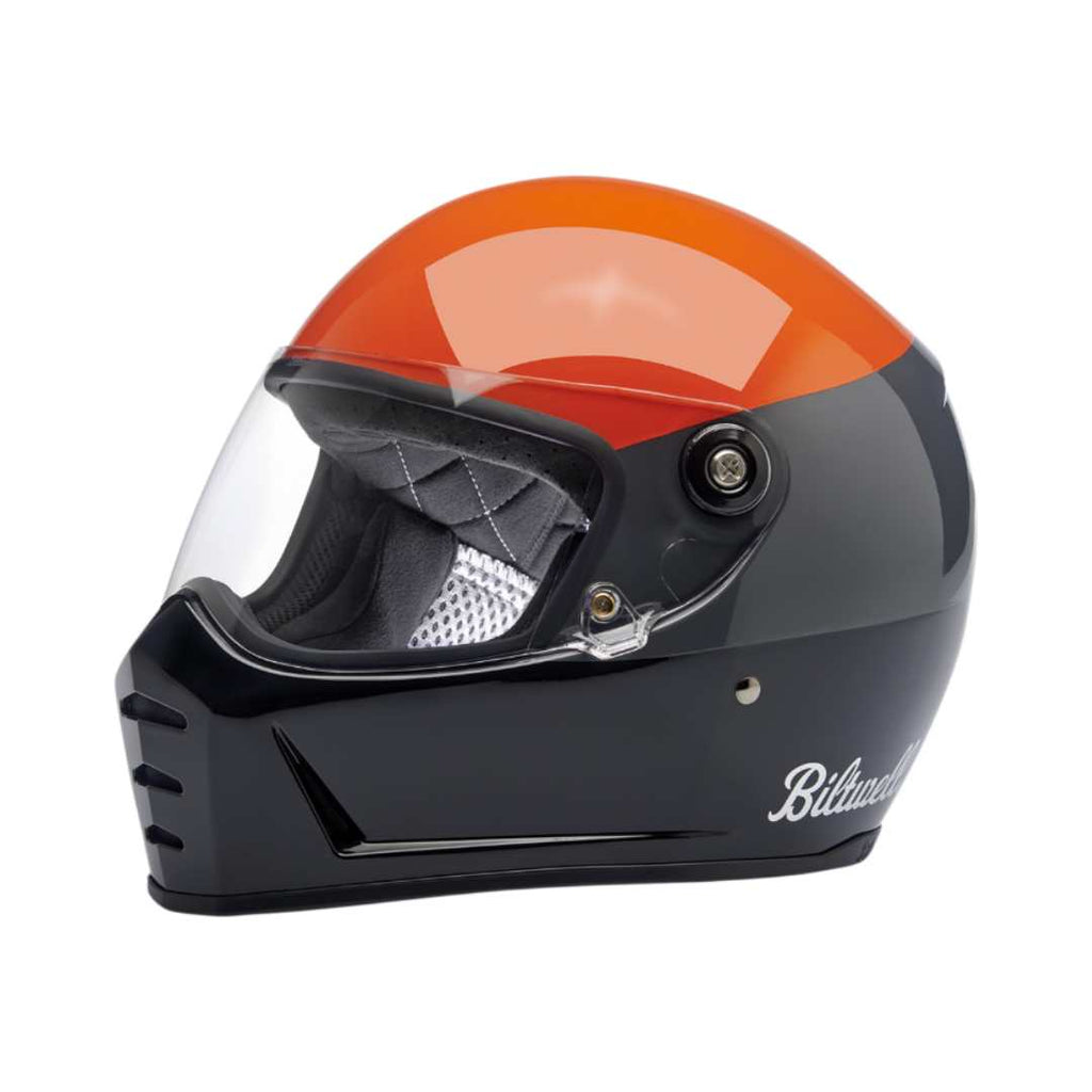 Biltwell - Lane Splitter Helmet (Podium Orange/Gray/Black)