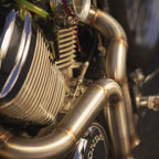 Boot Burner Exhaust for Honda Shadow VT600 VLX 88-07 - Stainless Steel