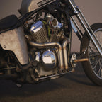Boot Burner Exhaust for Honda Shadow VT600 VLX 88-07 - Stainless Steel