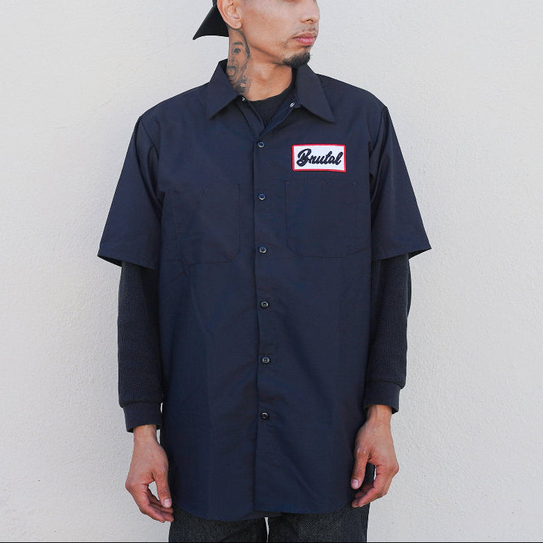 Brutal Mechanic Button Down Shirt