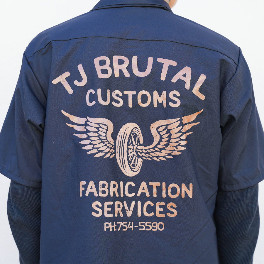 Brutal Mechanic Button Down Shirt