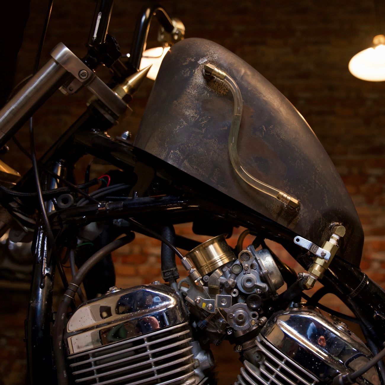 Custom Peanut Gas Tank for Honda Shadow VT600 VLX 88-07