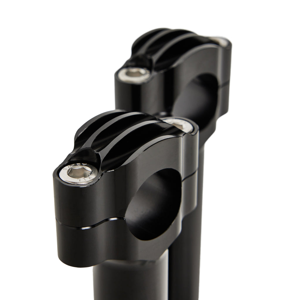 Finned Risers for Honda Shadows - Fits 1" Handlebars (2", 4" or 6" Rise)