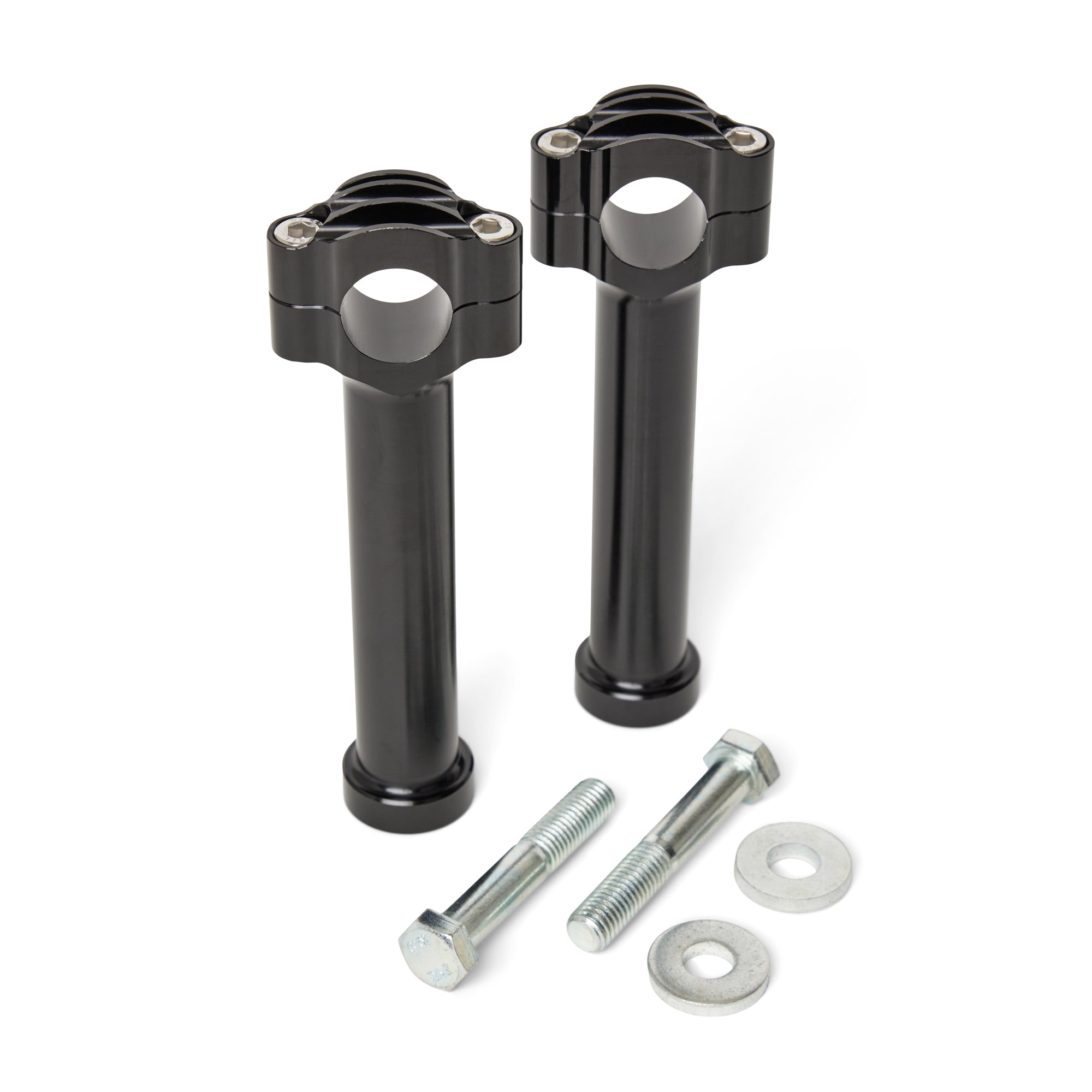 Finned Risers for Honda Shadows - Fits 1" Handlebars (2", 4" or 6" Rise)