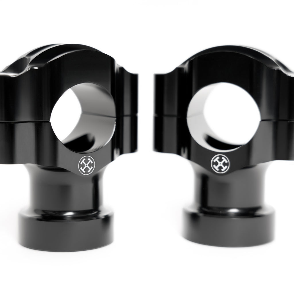 Finned Risers For Harley Davidson Sportster and Big Twin