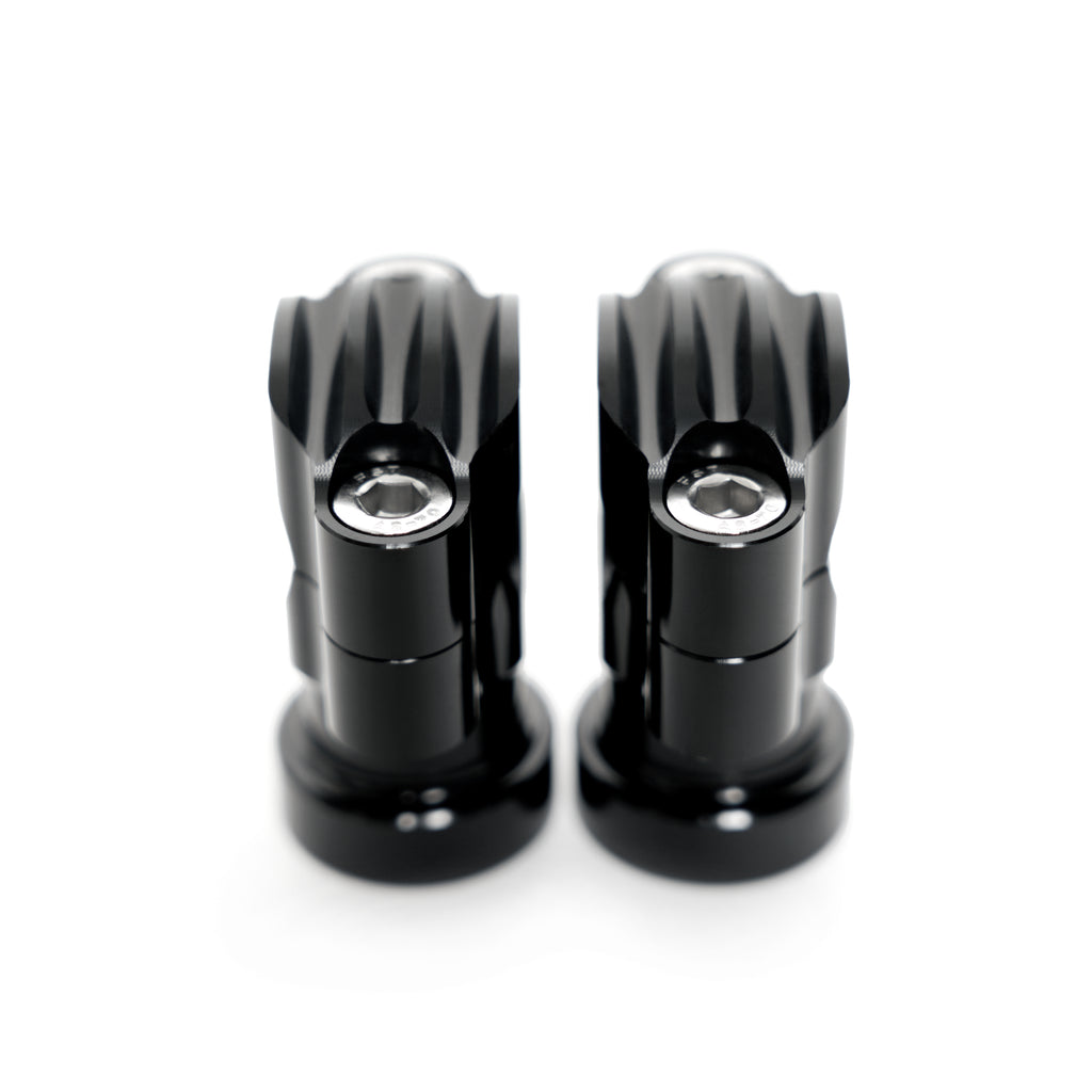 Finned Risers For Harley Davidson Sportster and Big Twin