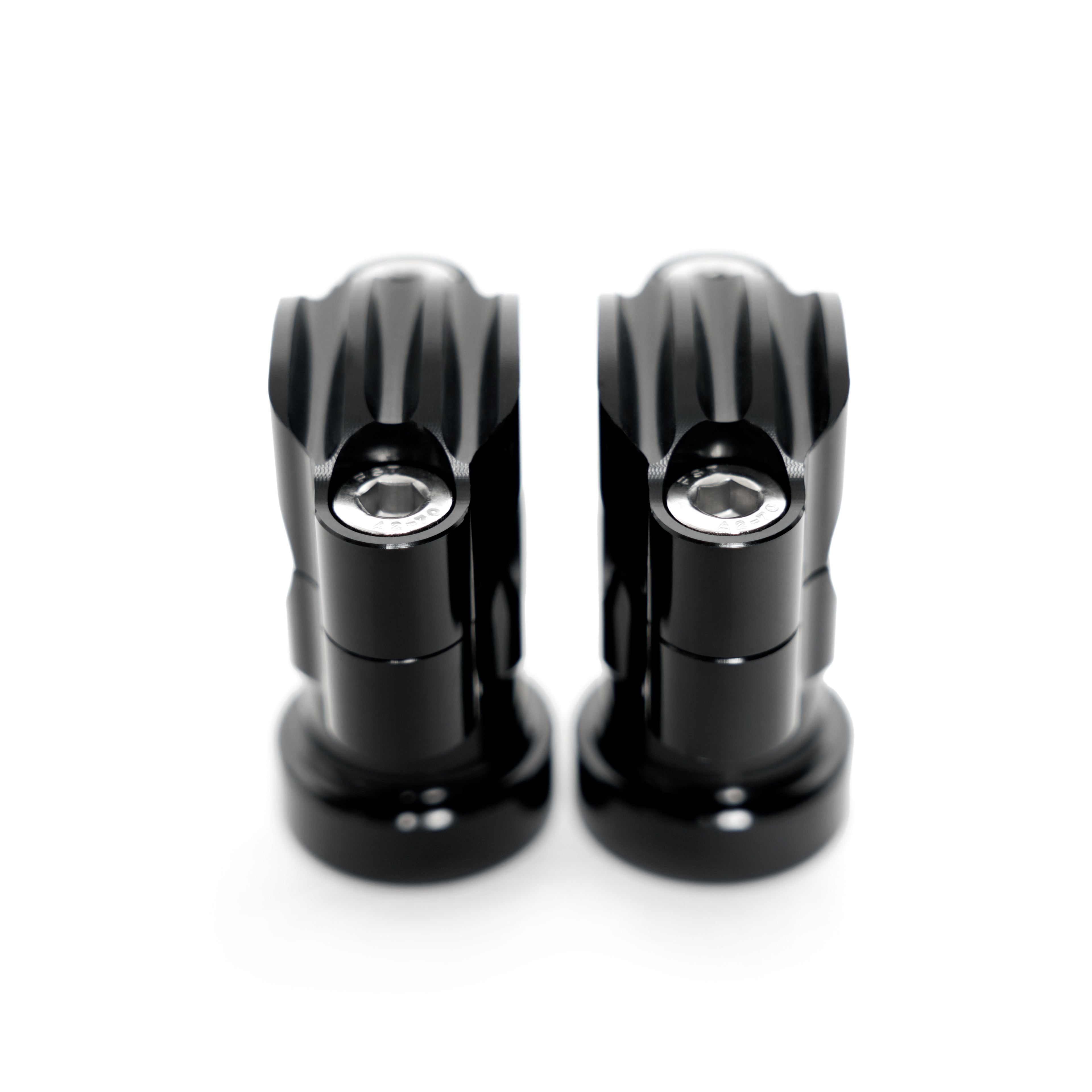 Finned Risers For Harley Davidson Sportster and Big Twin