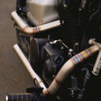 HI-LO Drag Stainless Steel Exhaust for Honda Shadow VT750 - 2004 & Newer Aero Phantom Spirit