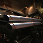 Lightning Rod Exhaust - Honda Shadow VT750 2004 & Newer Aero Phantom Spirit - Premium Stainless Series