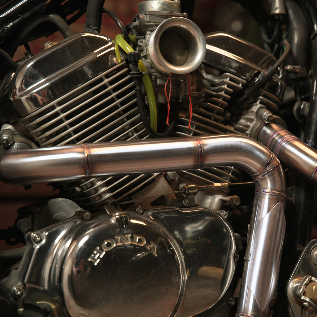 Mantis Exhaust - Honda Shadow VT600 VLX600 88-07 - Premium Stainless Series