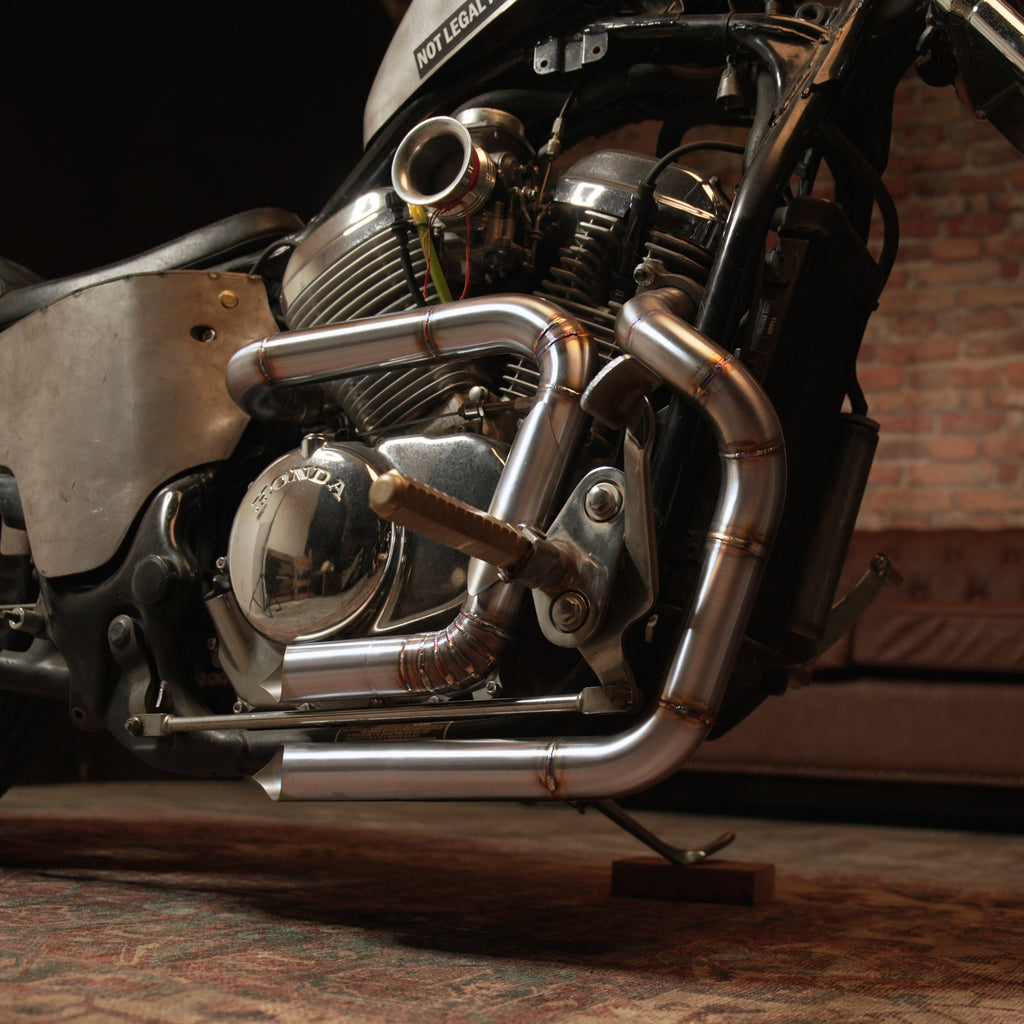 Mantis Exhaust - Honda Shadow VT600 VLX600 88-07 - Premium Stainless Series