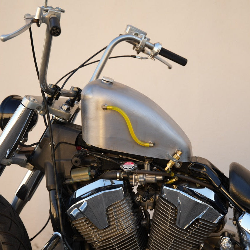 Custom Peanut Gas Tank for Honda VTX1300 – TJ Brutal Customs