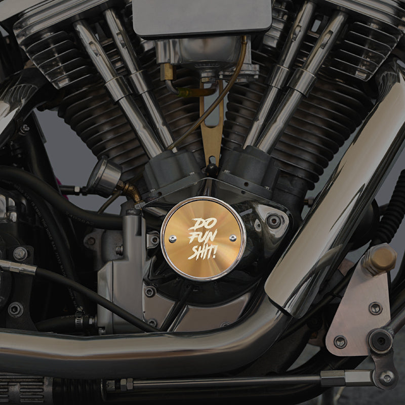 Points Cover for Big Twin Sportster Harley Davidson - Reversible Design