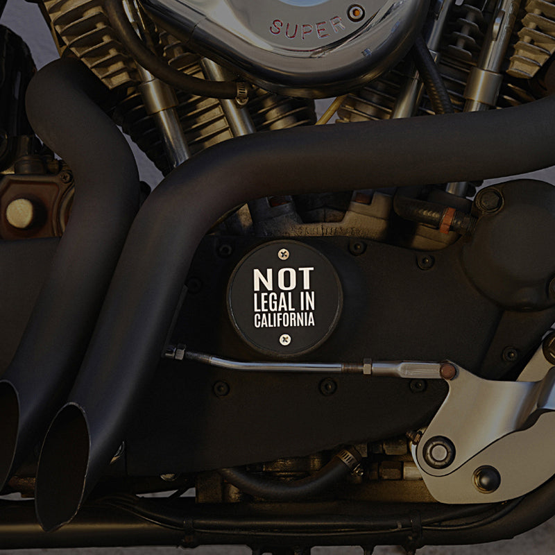 Points Cover for Big Twin Sportster Harley Davidson - Reversible Design