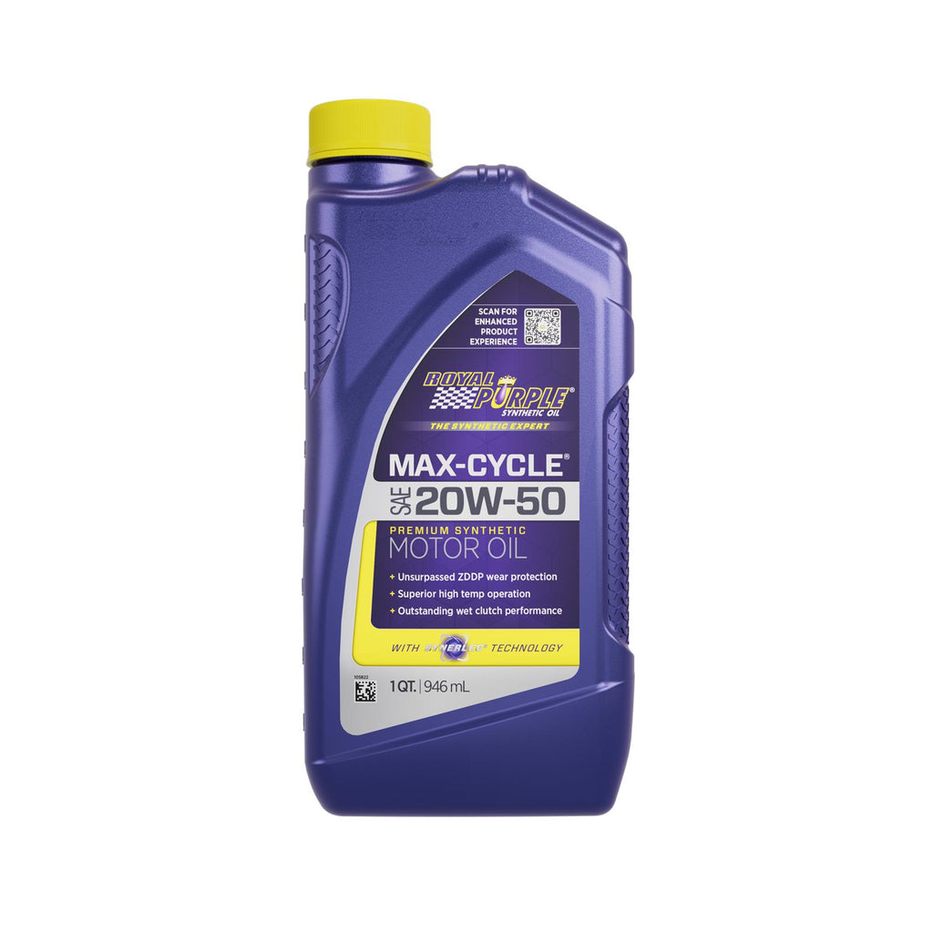 Royal Purple Max-Cycle 20W-50 Synthetic Motorcycle Oil (01316)