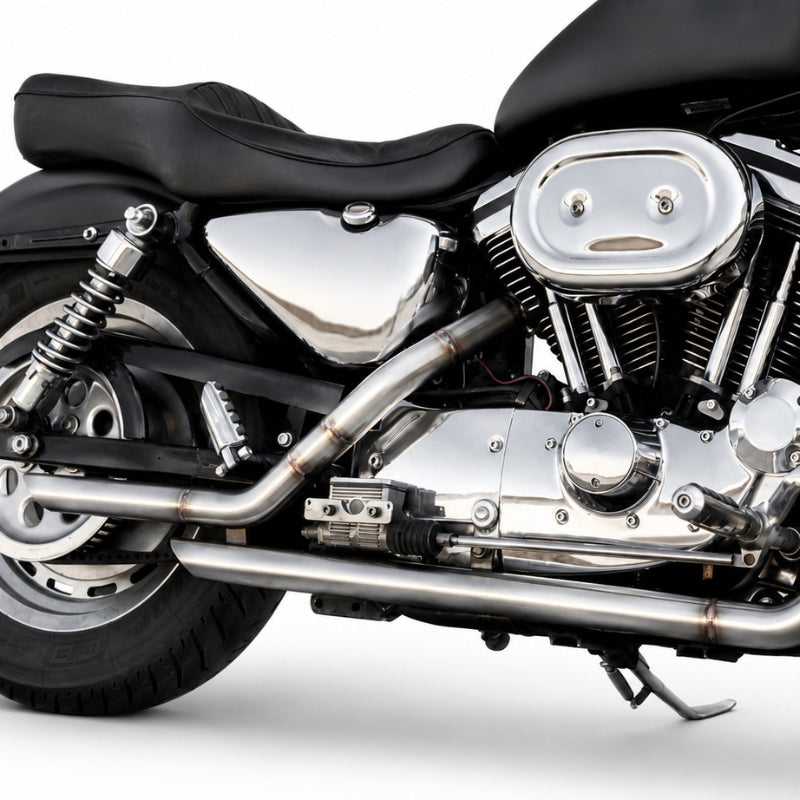 Short Shot Stainless Exhaust - Harley-Davidson Sportster (88-06)