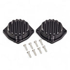 Finned Slide Covers for Honda Shadow VT600 and VT750