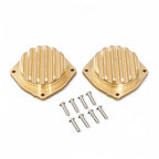 Finned Slide Covers for Honda Shadow VT600 and VT750