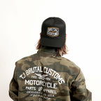 TJ Brutal Customs Badge of Honor Trucker Hat