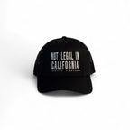 TJ Brutal Customs "Not Legal In California" Trucker Hat