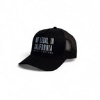 TJ Brutal Customs "Not Legal In California" Trucker Hat