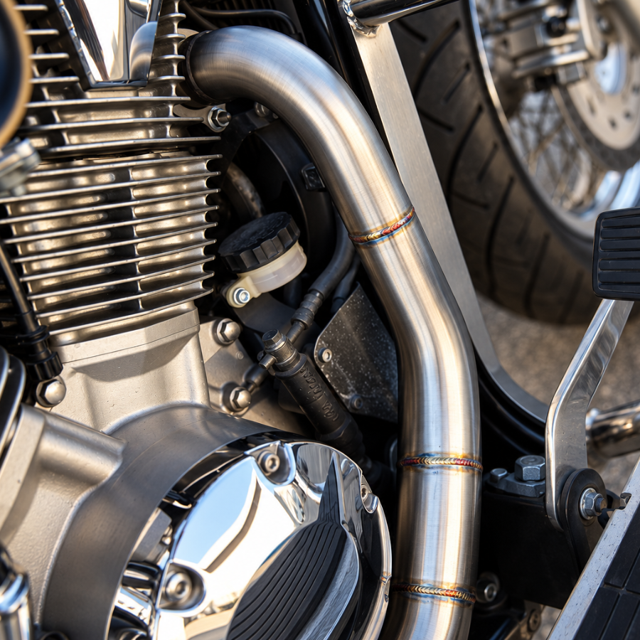 Brutal PRO 2-1 Performance Stainless Exhaust + Modular Muffler - Honda VTX1300