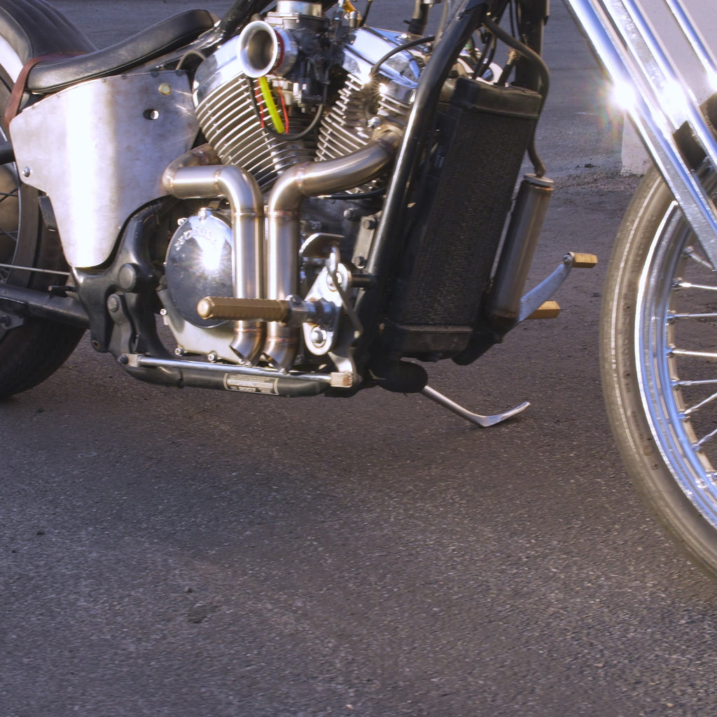 Boot Burner Exhaust for Honda Shadow VT600 VLX 88-07 - Stainless Steel
