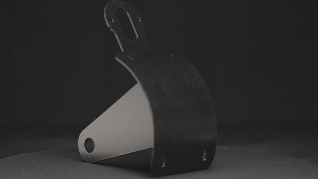 Slim Fit Vertical License Plate Bracket - Left Side