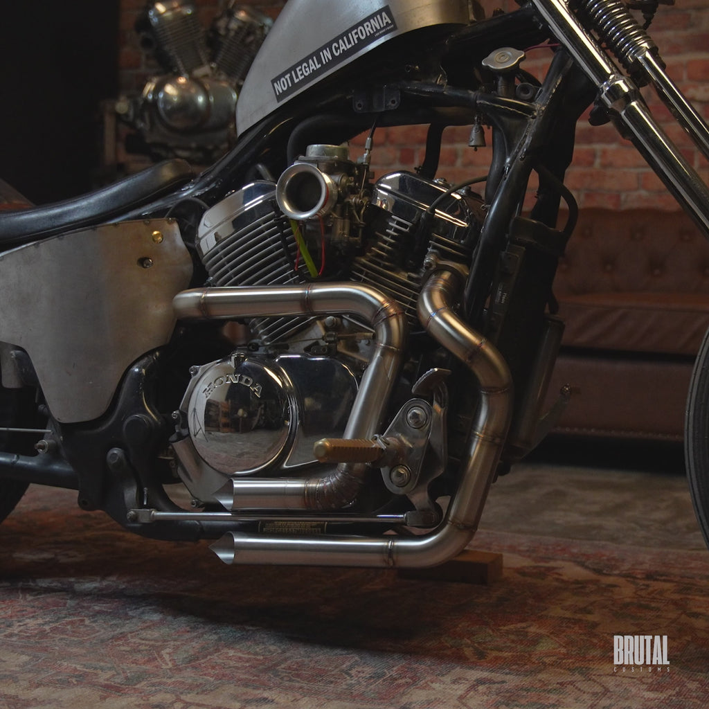 Mantis Exhaust - Honda Shadow VT600 VLX600 88-07 - Premium Stainless Series
