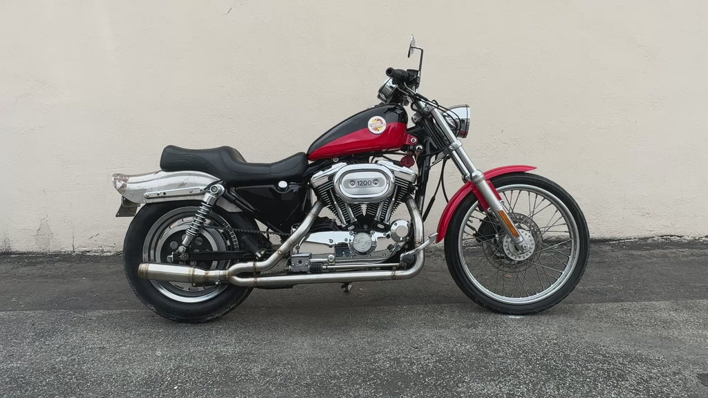 Stubby Can 2-1 Stainless Exhaust - Harley-Davidson Sportster (88-06)
