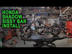 Straight Up Sissy Bar - Honda Shadow VT600 VLX