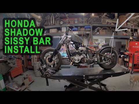 Straight Up Sissy Bar - Honda Shadow VT600 VLX