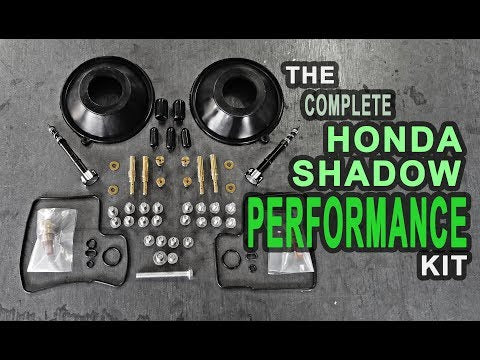 Complete Stock Carb Rebuild Kit - Honda Shadow VT600 & VT750 - Dual Carb
