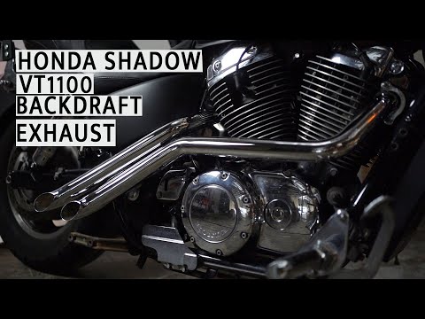 Backdraft Exhaust for Honda Shadow VT1100